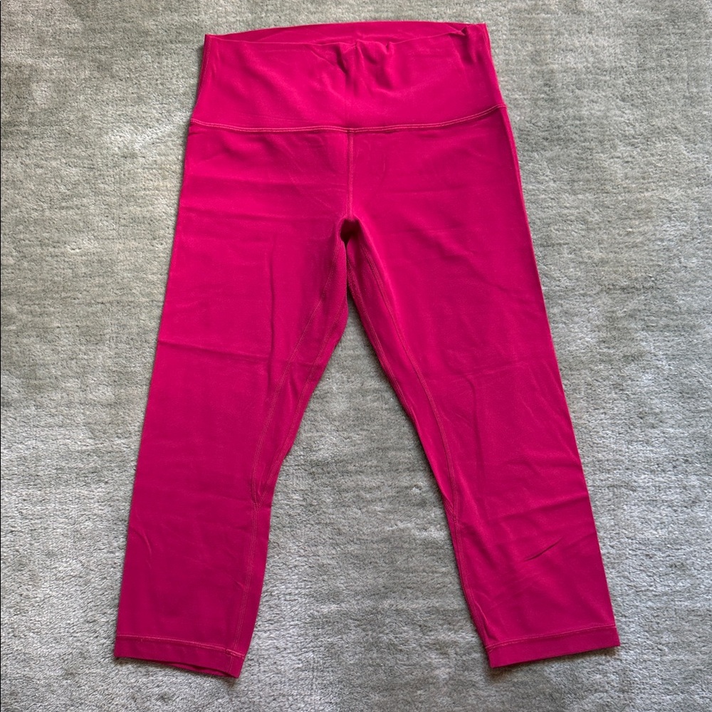 Lululemon Vibrant Pink High-Waisted Leggings